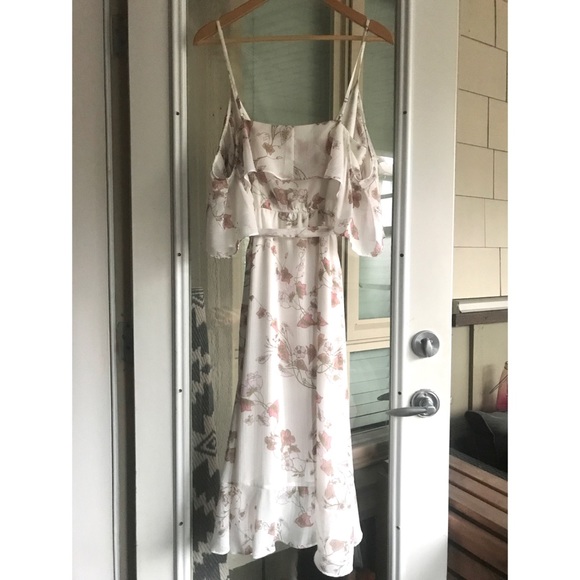 Floral Chiffon Midi Dress - Picture 6 of 9